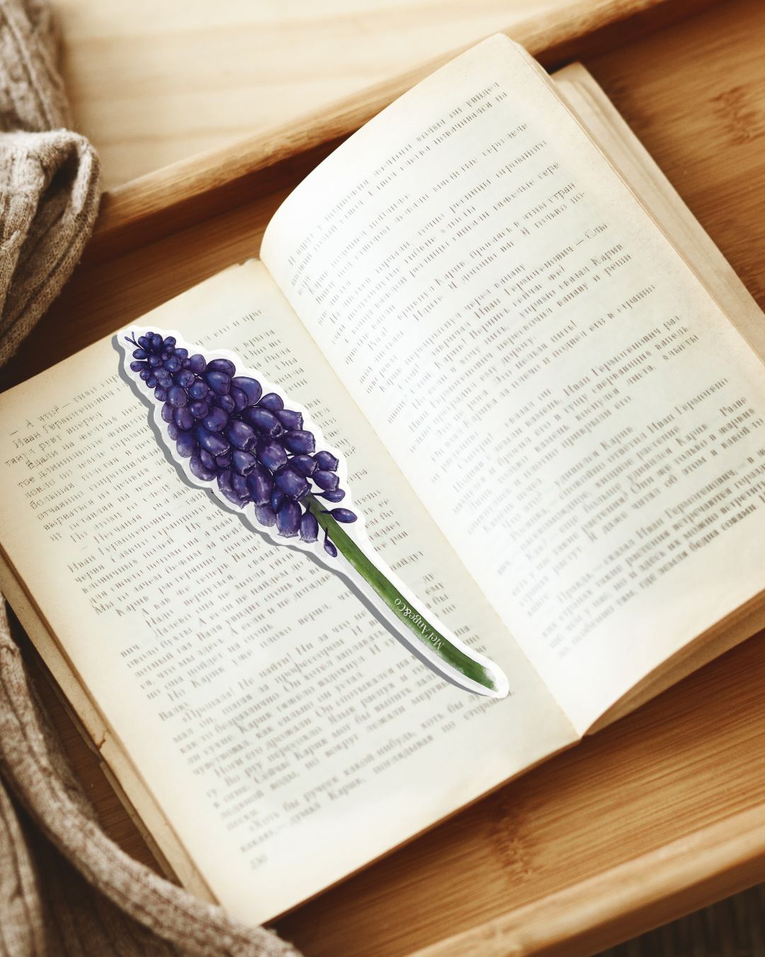 Marque-page Jacinthe de vigne